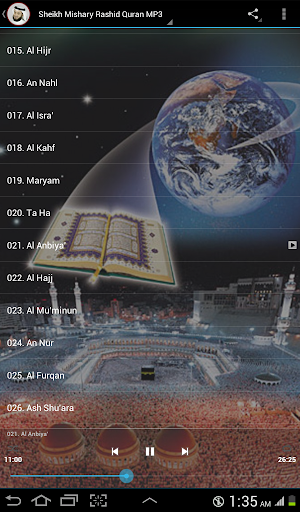 Mishary Full Offline Quran MP3 Screenshot 1