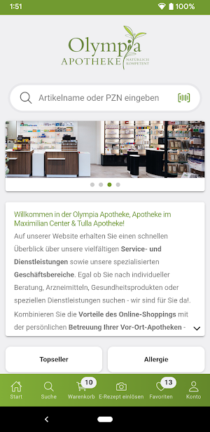 OlympiaApp Screenshot 0