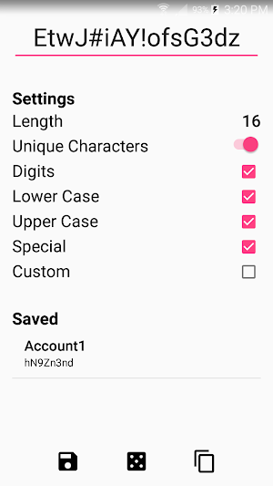 Safe Password Generator Screenshot 2