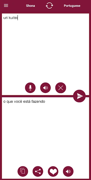 Shona - Portuguese Translator Screenshot 0