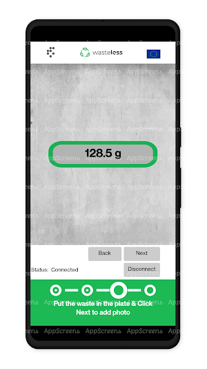 Wasteless scale app Screenshot 0