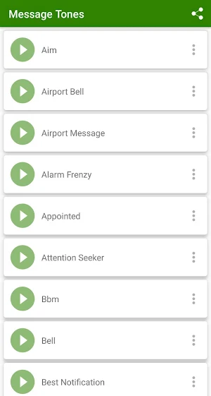 Message tones Screenshot 2