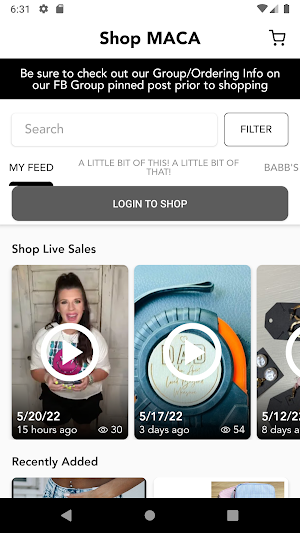 Shop MACA screenshot 2
