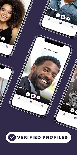 BlackGentry - Black Dating App. Meet Black Singles Screenshot 1