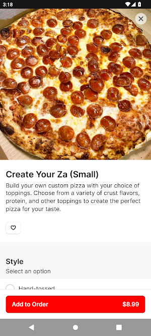 Za Bros Pizzeria Screenshot 2