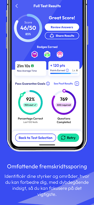 TeoriTjek: Pass theory test Screenshot 3