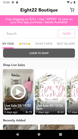 Eight22 Boutique Screenshot 1