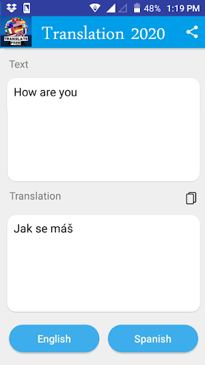 Czech - English Translator 2021 Screenshot 0