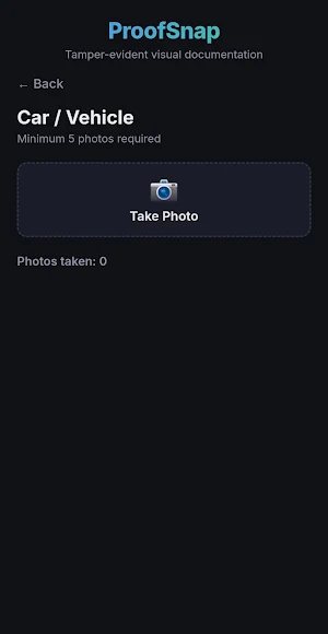 ProofSnap - Evident documentor Screenshot 1