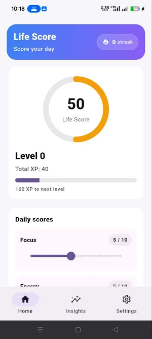Life Score Screenshot 2