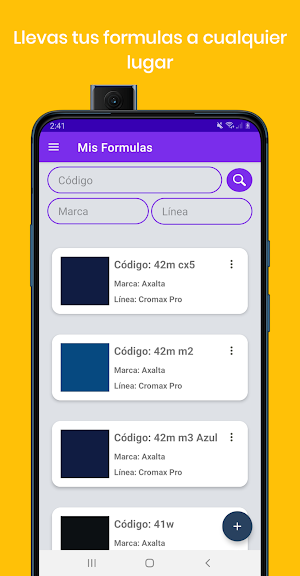 PaintSystemPersonal - Lista formula automotriz Screenshot 0
