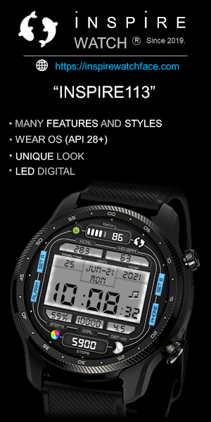 Inspire13 - Digital Watch Face Screenshot 0