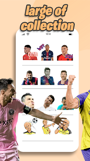 Footbat Player Stickers Screenshot 1