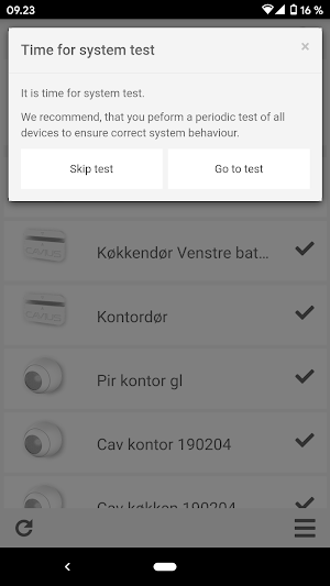 Cavius Alarm Screenshot 2
