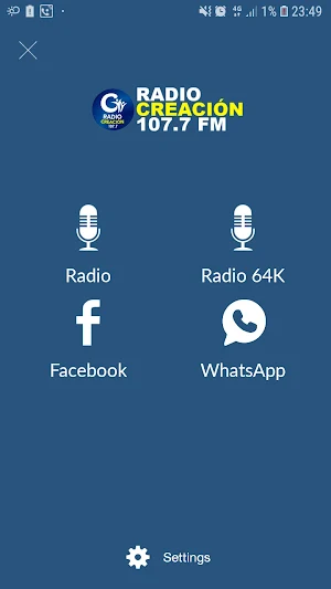 Radio Creación FM Screenshot 1