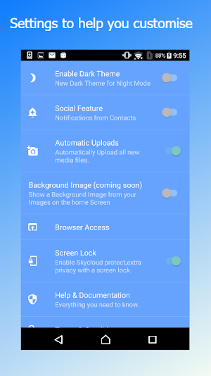 sCloud  - Unlimited FREE Cloud Storage & Backup Screenshot 3