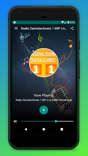 SRF 1 Radio Zentralschweiz App Screenshot 0