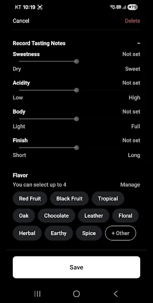 Wine Diary Screenshot 2