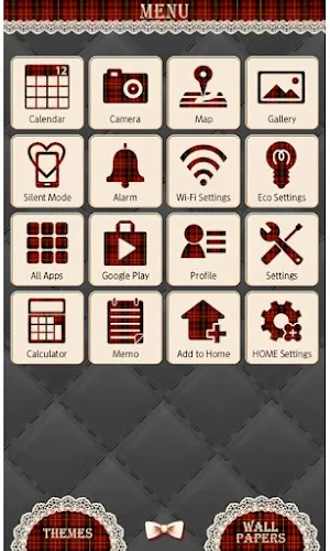 Cute Wallpaper Classic Plaid Screenshot 2