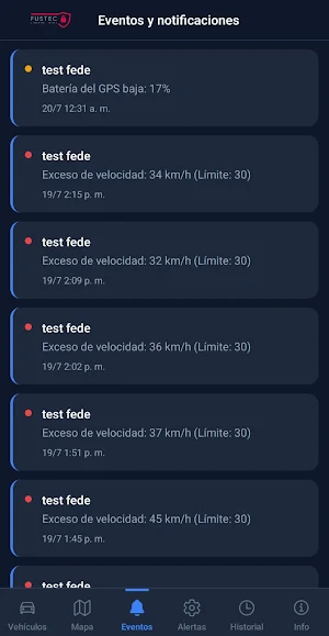 Fustec GPS Screenshot 2