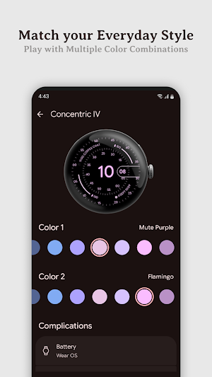 Pixel 4's Concentric Watchface Screenshot 2