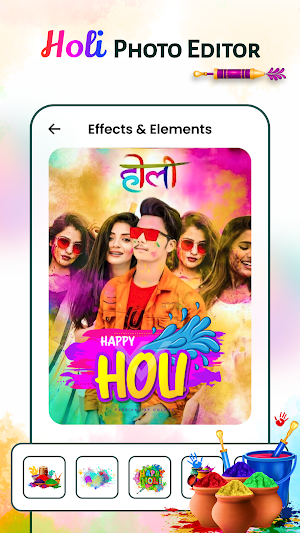 Holi Photo Editor Screenshot 3