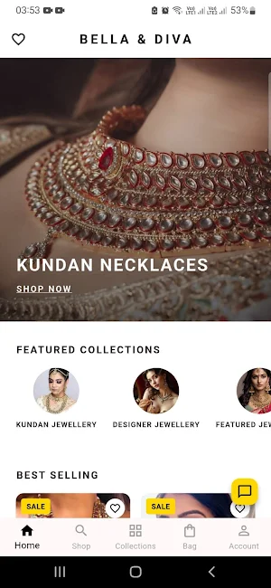 Bella & Diva Jewellery Screenshot 0