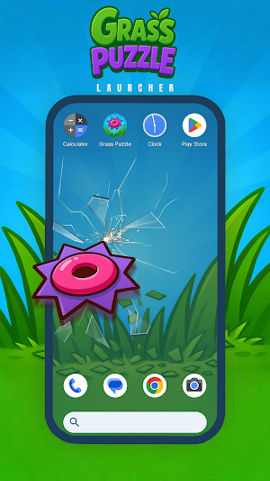 Grass Puzzle Launcher Screenshot 0
