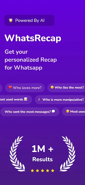 WhatsRecap: Recap for WhatsApp Screenshot 0