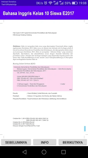 Bahasa Inggris Kelas 10 Siswa  Screenshot 1