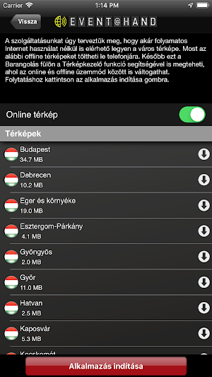 Múzeumok Őszi Fesztiválja EVENT@HAND Screenshot 1