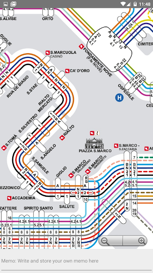 VENICE BUS TRAM WATERBORNE MAP Screenshot 2