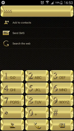 Theme for ExDialer Metal Gold Screenshot 3
