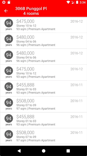 HDB Flat Value Screenshot 2