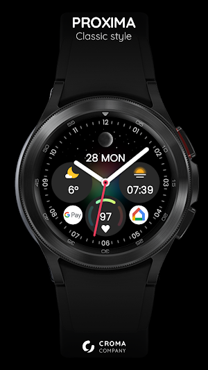 Proxima watch face Wear OS Screenshot 0