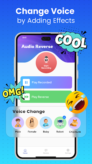 Reverse Audio: Reverse Singing Screenshot 3