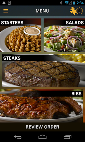 Texas Roadhouse Mobile Screenshot 1
