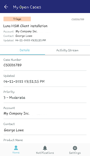 Thales Customer Support Screenshot 3