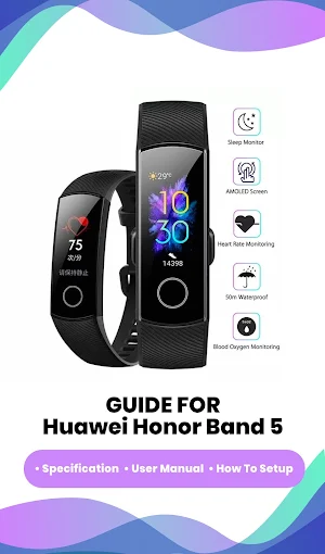 Huawei Honor Band 5 Guide App Screenshot 1