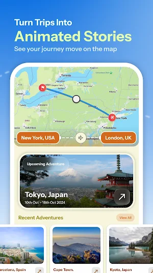 TripTrails: Travel Memories Screenshot 0