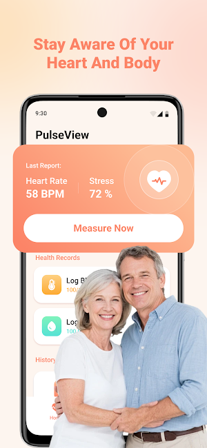 PulseView – Fast Heart Check Screenshot 0