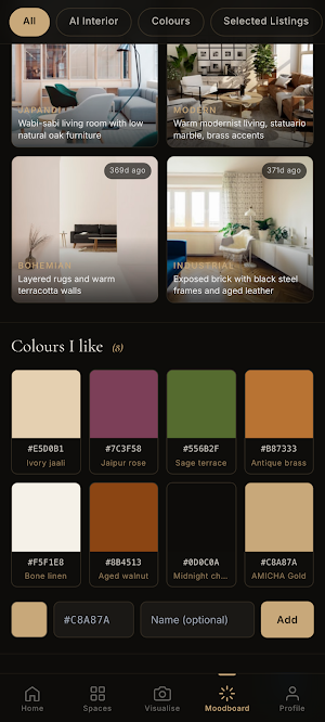 AMICHA — Luxury Interiors Screenshot 2