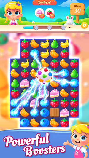 Fruit Smash - Candy World Screenshot 1