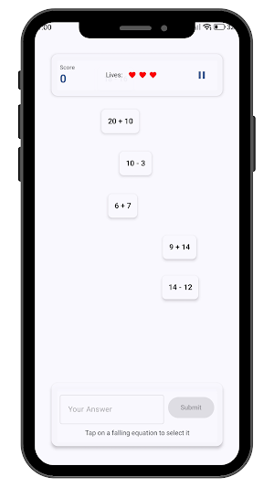 Falling Math Screenshot 2