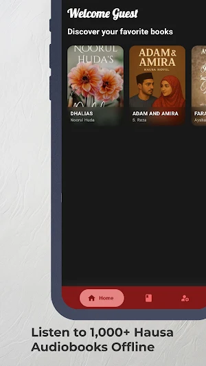 Hausa Audio Books :Littattafai Screenshot 0