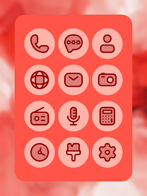 Coral You - Icon Pack Screenshot 0