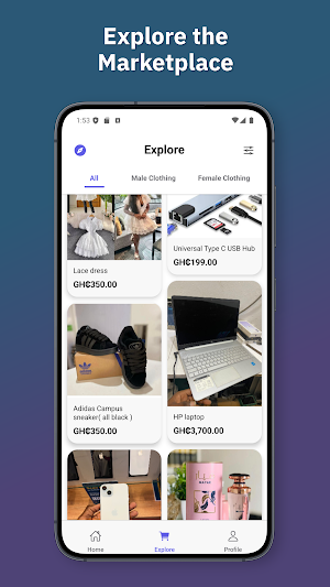 Genesis - KNUST Campus Market Screenshot 1