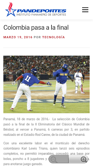 Pandeportes Screenshot 1