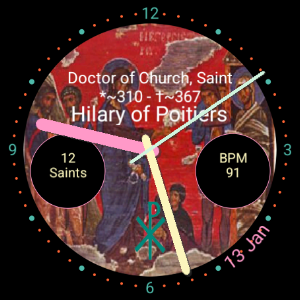 Catholic Saints Watchface Screenshot 3
