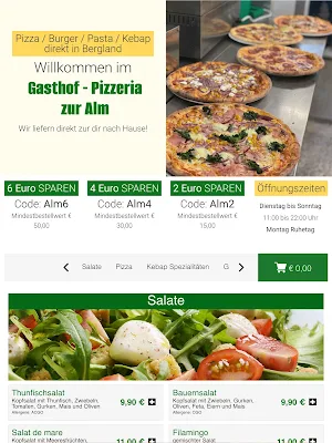 Pizzeria zur Alm Screenshot 2